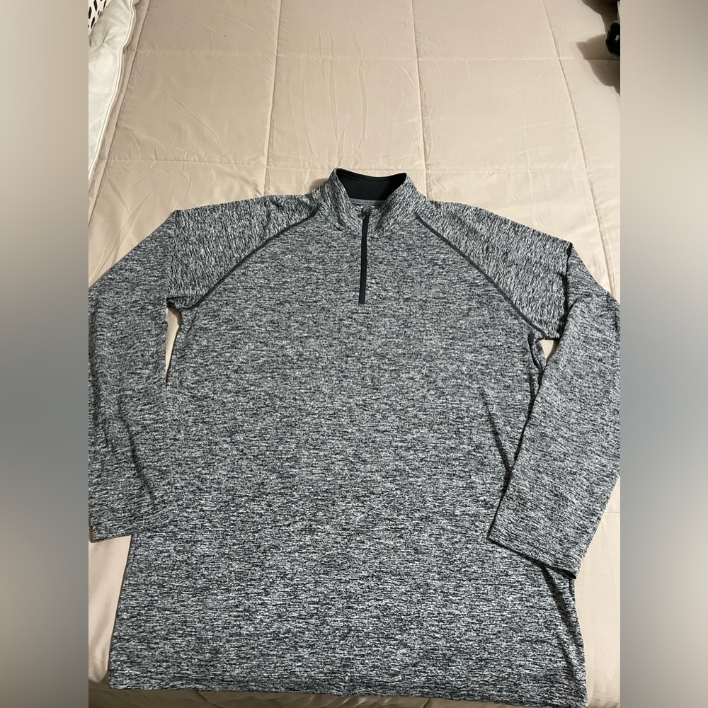 Under Armour Heatgear Men's 1/4 Zip Pullover Shirt Top Size M